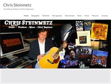 Tablet Screenshot of chrissteinmetz.com